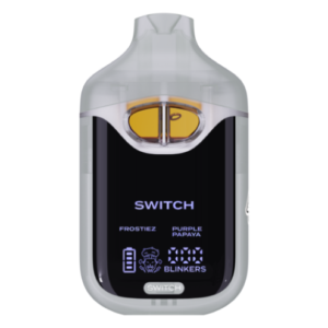 A9_FROSTIEZPURPLEPAPAYA_AIO-7 Boutiq Switch V4 | Frostiez x Purple Papaya | 2G Dual Tank Einweg Vape